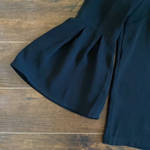 H&M - Bell Sleeve Blouse - Black - 6 - Picture 2 of 8